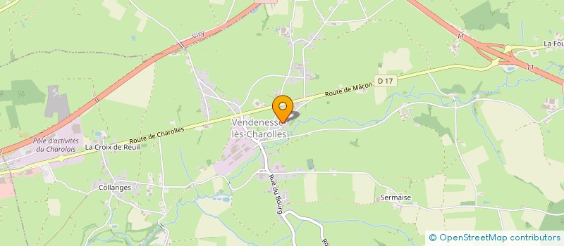 localisation de l'entreprise HOLDING DUCERF à VENDENESSE-LES-CHAROLLES