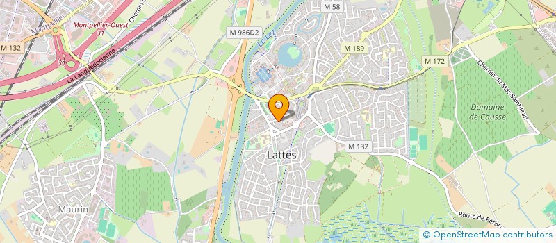 localisation de l'entreprise HOLDING DUCREUX à LATTES