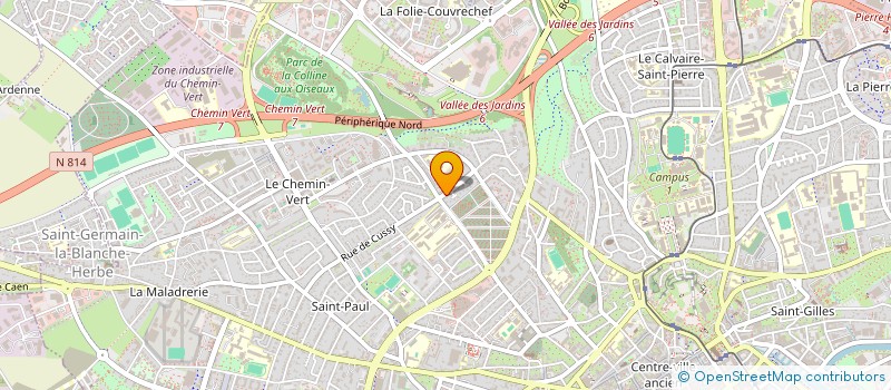 localisation de l'entreprise HOLDING DUCROCQ à CAEN