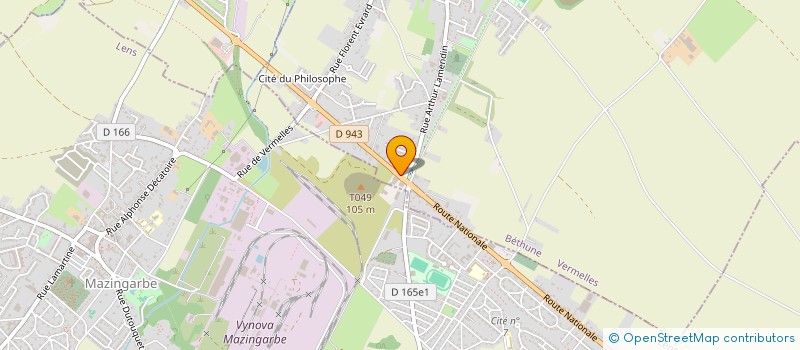 localisation de l'entreprise HOLDING DUFLOS  VERMELLES