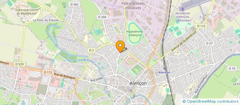 localisation de l'entreprise HOLDING DUGRILLOT-DEKOBA à ALENCON