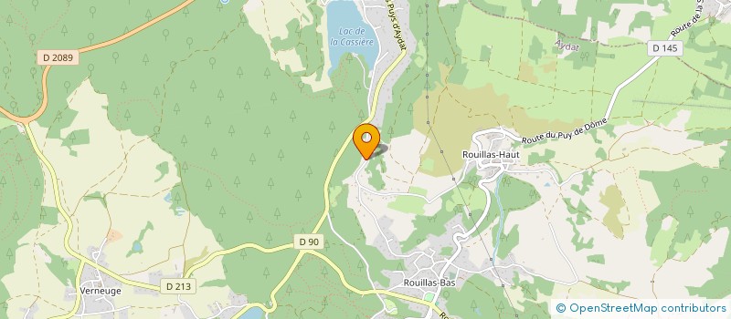 localisation de l'entreprise HOLDING DUJOL  AYDAT