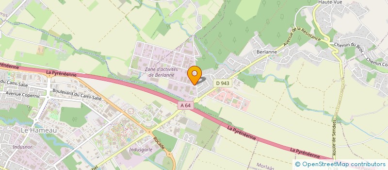 localisation de l'entreprise HOLDING DULAURANS  MORLAAS