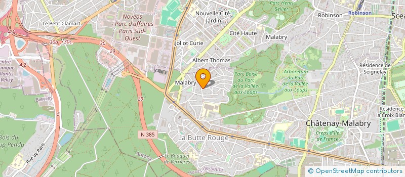 localisation de l'entreprise HOLDING DUM SPIRO, SPERO à CHATENAY-MALABRY