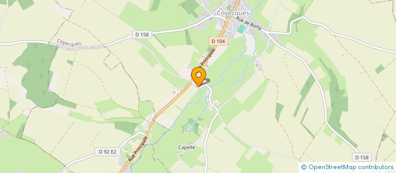 localisation de l'entreprise HOLDING DUMONT  COYECQUES