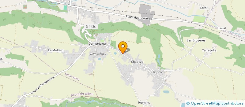 localisation de l'entreprise HOLDING DUNLOP  SAINT-SAVIN