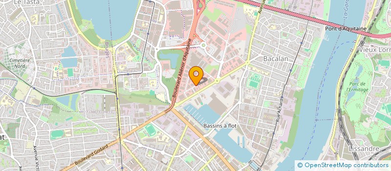 localisation de l'entreprise HOLDING DUPEYRON à BORDEAUX