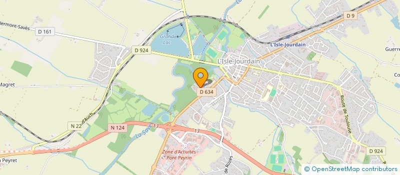 localisation de l'entreprise HOLDING DUPRAT GREG  L'ISLE-JOURDAIN