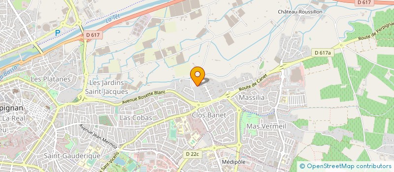 localisation de l'entreprise HOLDING DURAND GROUP à PERPIGNAN