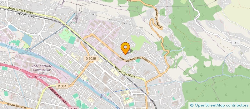 localisation de l'entreprise HOLDING DUTANG INVEST  CLUSES