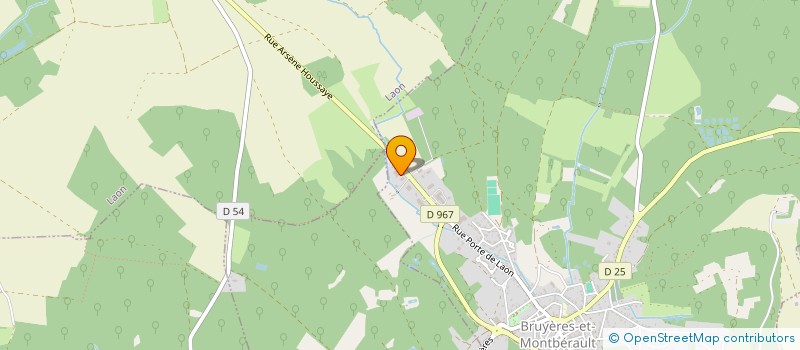 localisation de l'entreprise HOLDING DUTECKEL  BRUYERES-ET-MONTBERAULT