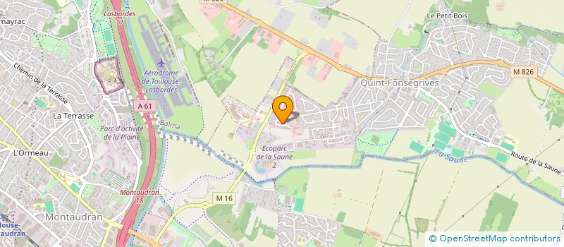 localisation de l'entreprise HOLDING DUVAL  QUINT-FONSEGRIVES