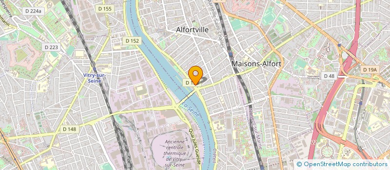 localisation de l'entreprise HOLDING DYMA à ALFORTVILLE