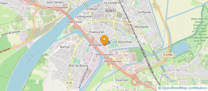 localisation de l'entreprise HOLDING E&J à ARLES