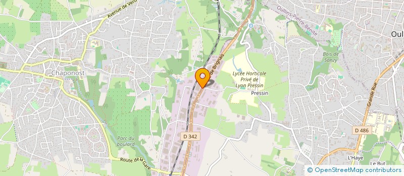 localisation de l'entreprise HOLDING E&L DARNAULT  CHAPONOST