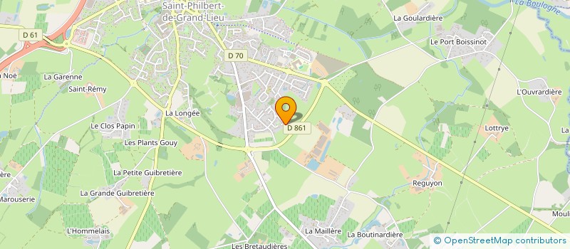 localisation de l'entreprise HOLDING E.L.L.M à SAINT-PHILBERT-DE-GRAND-LIEU