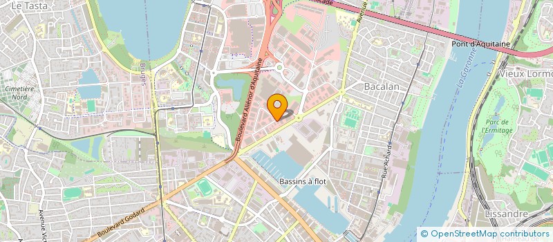 localisation de l'entreprise HOLDING E2R  BORDEAUX