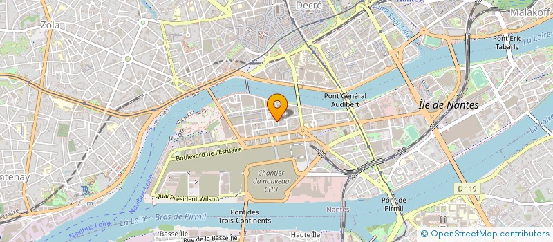 localisation de l'entreprise HOLDING EATERTAINMENT à NANTES