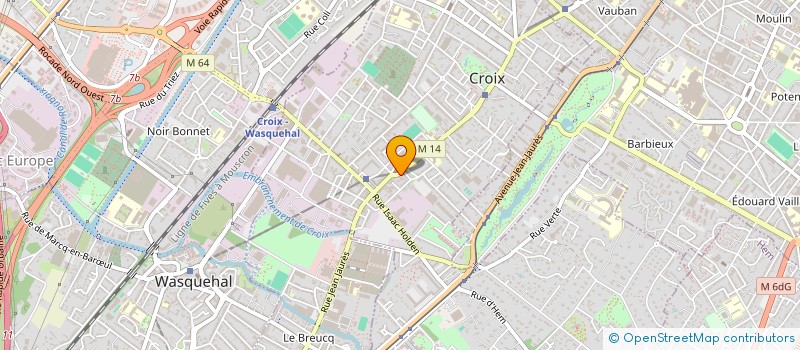 localisation de l'entreprise HOLDING.EB à CROIX