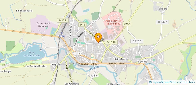 localisation de l'entreprise HOLDING EB IMMO à BROU