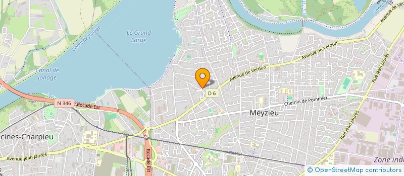 localisation de l'entreprise HOLDING EBGF à MEYZIEU
