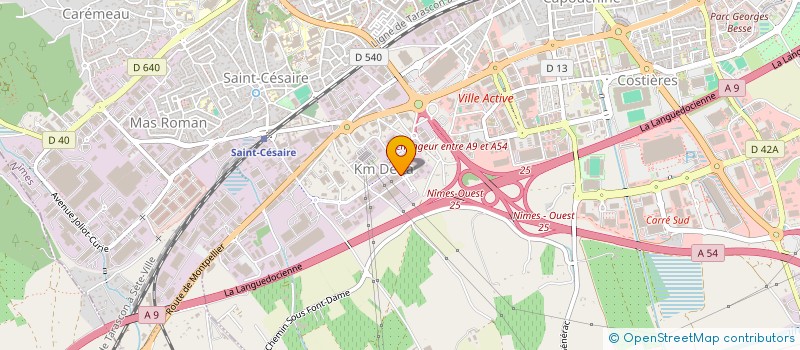 localisation de l'entreprise HOLDING EC2B  NIMES