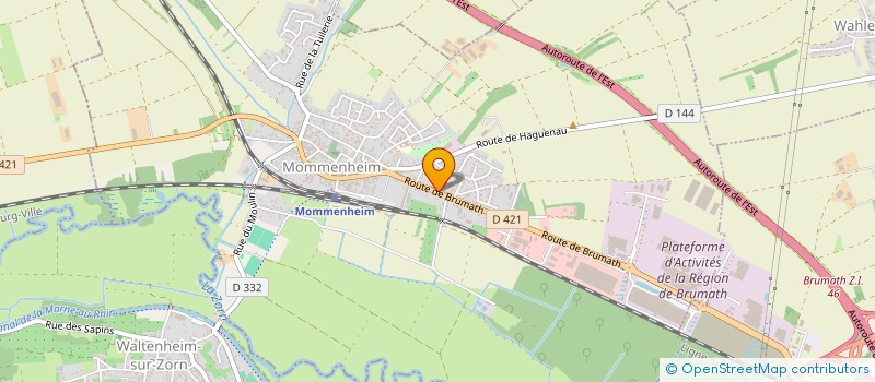 localisation de l'entreprise HOLDING ED  MOMMENHEIM