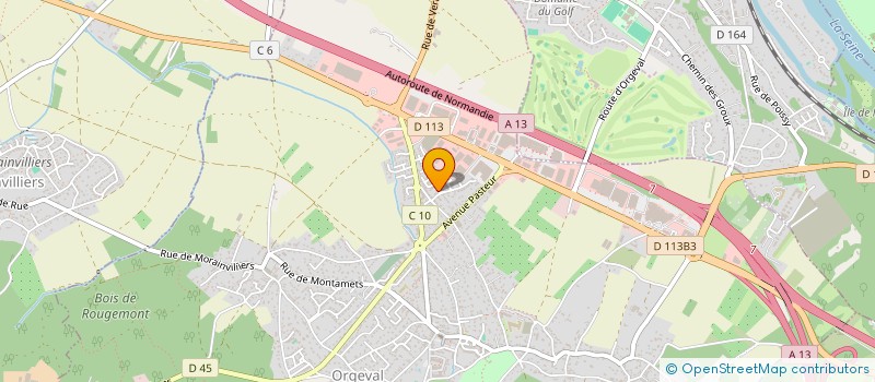 localisation de l'entreprise HOLDING EDLV à ORGEVAL