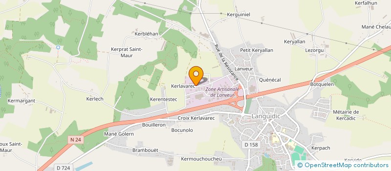 localisation de l'entreprise HOLDING EDOUARD  LANGUIDIC