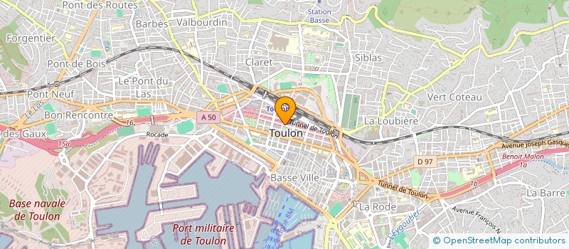 localisation de l'entreprise HOLDING EDOUARD MOGNETTI  TOULON