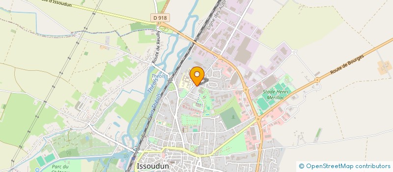 localisation de l'entreprise HOLDING EFFINANCE à ISSOUDUN