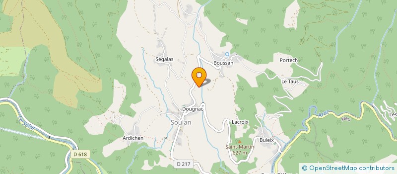 localisation de l'entreprise HOLDING EFI à SOULAN