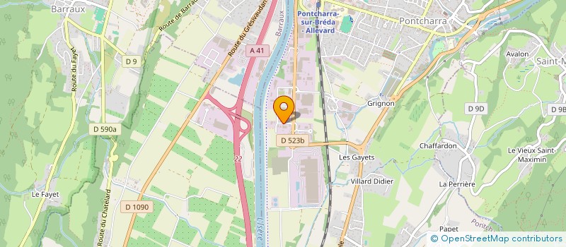 localisation de l'entreprise HOLDING EHD à PONTCHARRA