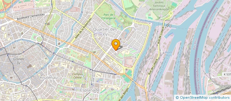 localisation de l'entreprise HOLDING EHRHART  STRASBOURG