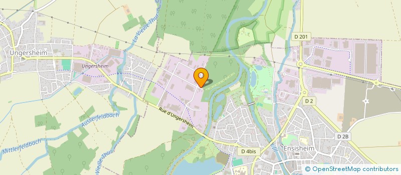 localisation de l'entreprise HOLDING EHRHART GOMEZ  ENSISHEIM