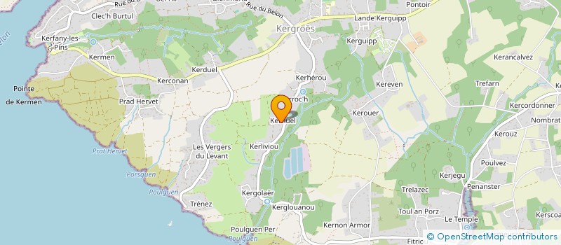 localisation de l'entreprise HOLDING EJ  MOELAN-SUR-MER