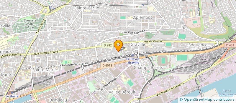 localisation de l'entreprise HOLDING EKY  SAINTE-ADRESSE