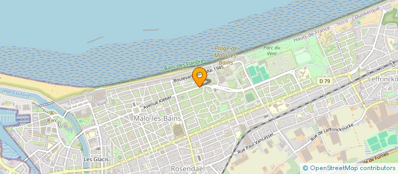 localisation de l'entreprise HOLDING EL INVEST à DUNKERQUE