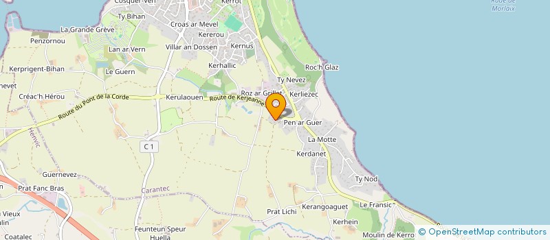 localisation de l'entreprise HOLDING ELIES  CARANTEC