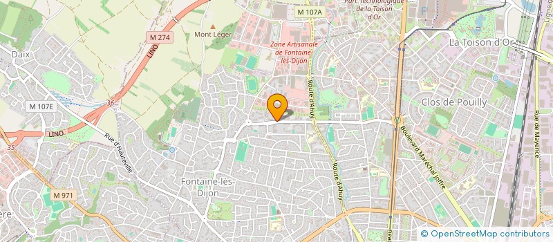 localisation de l'entreprise HOLDING ELITE KA  FONTAINE-LES-DIJON