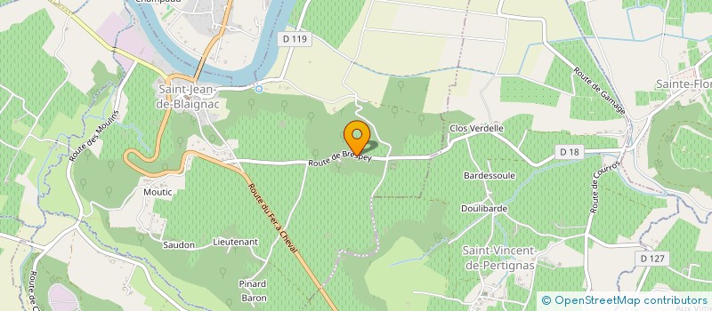 localisation de l'entreprise HOLDING ELMA  SAINT-JEAN-DE-BLAIGNAC