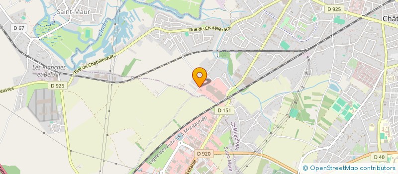 localisation de l'entreprise HOLDING ELNOUR à CHATEAUROUX