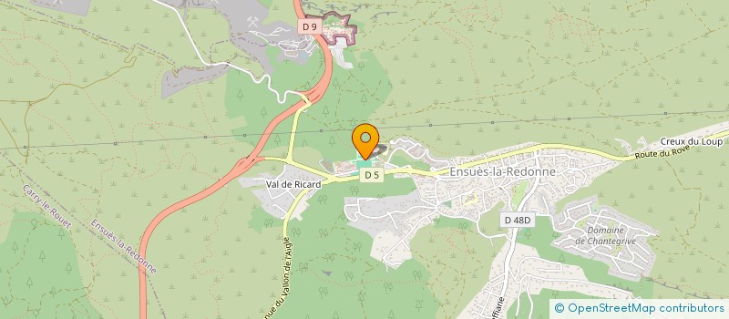 localisation de l'entreprise HOLDING ELYO  ENSUES-LA-REDONNE