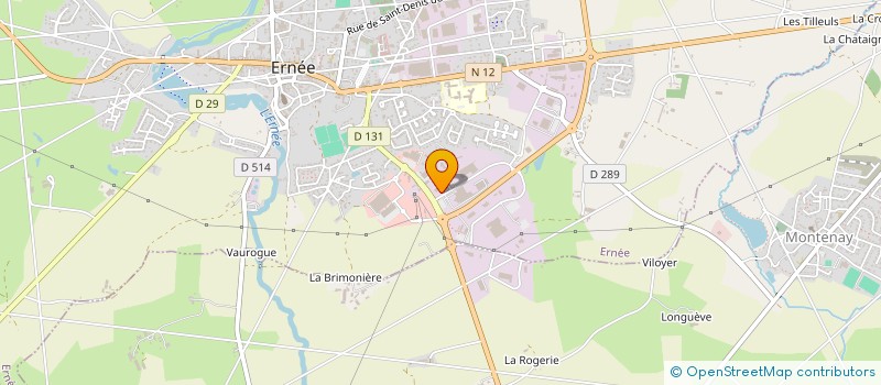 localisation de l'entreprise HOLDING ELYSEE AGD à ERNEE