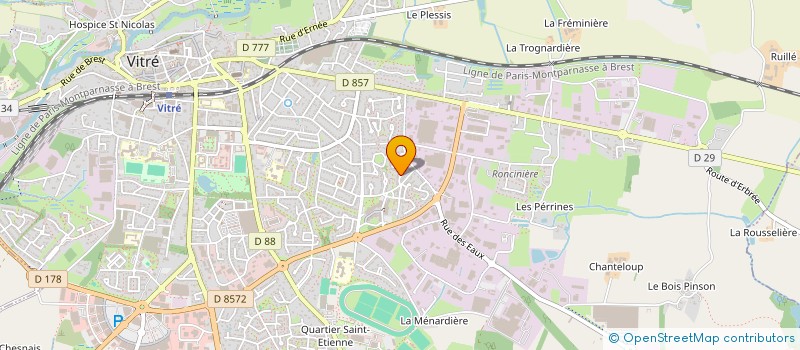 localisation de l'entreprise HOLDING EM  VITRE