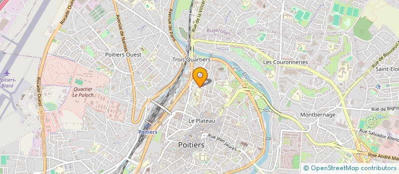 localisation de l'entreprise HOLDING EMILIE BAUME  POITIERS