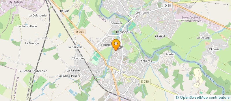 localisation de l'entreprise HOLDING EMMANEAU  CUGAND