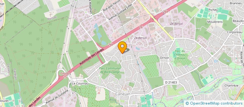 localisation de l'entreprise HOLDING EMPERI à CANEJAN