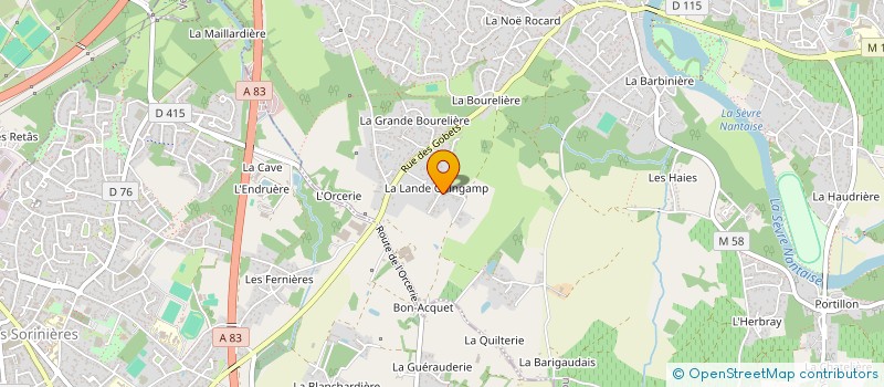 localisation de l'entreprise HOLDING ENERGIES REUNIES à VERTOU