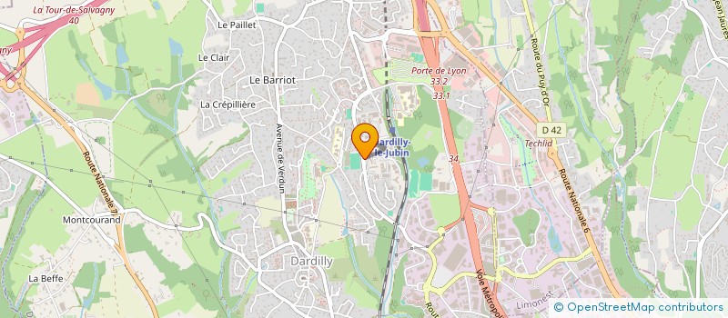 localisation de l'entreprise HOLDING ENERGY  DARDILLY